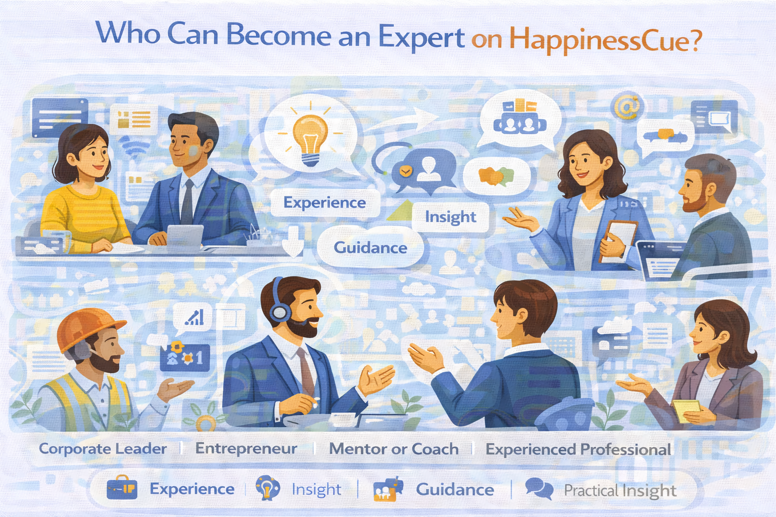 Who Can Become an Expert on HappinessCue?